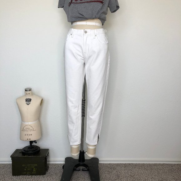 AllSaints Jasper Denim Jeans Cropped Ankle Zip - Picture 2 of 12